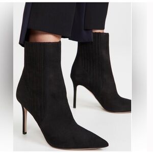 Veronica Beard Black Ankle Boots